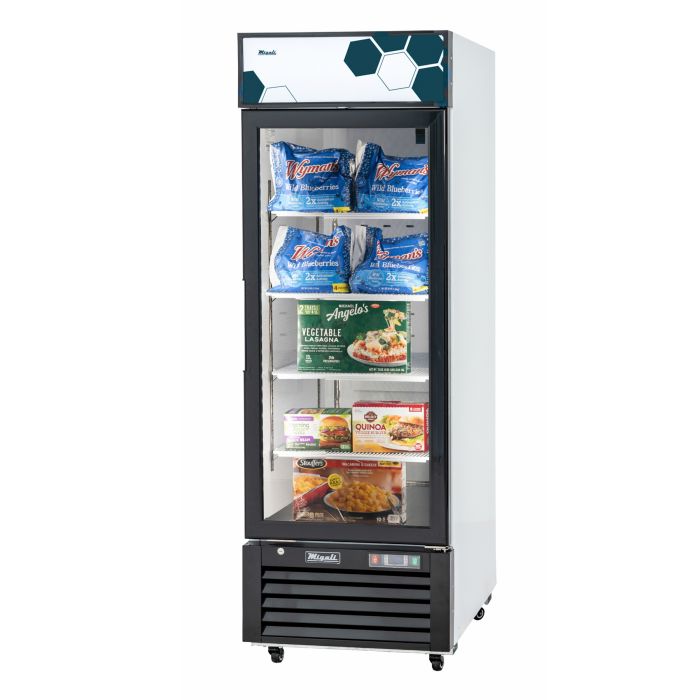 Migali 1 Door Glass Merchandiser Freezer, 23 cu/ft, C-23FM-HC