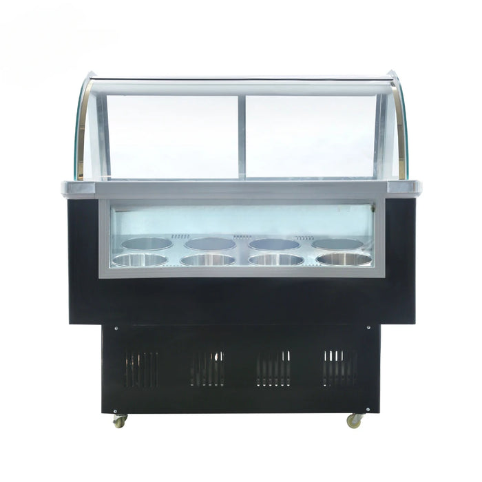 Universal 14 boxes/ 10 barrels Gelato Display Case ice cream Dipping Cabinet